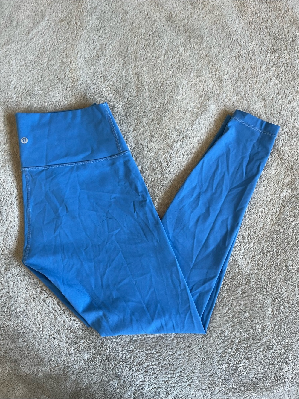 Lululemon Wunder Under High-Rise Tight 28" Full-On Luxtreme size 10 in Blue Nile